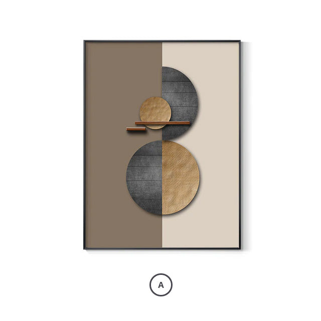 Nordic Abstract Geometric Wall Art Canvas Prints for Home Decor