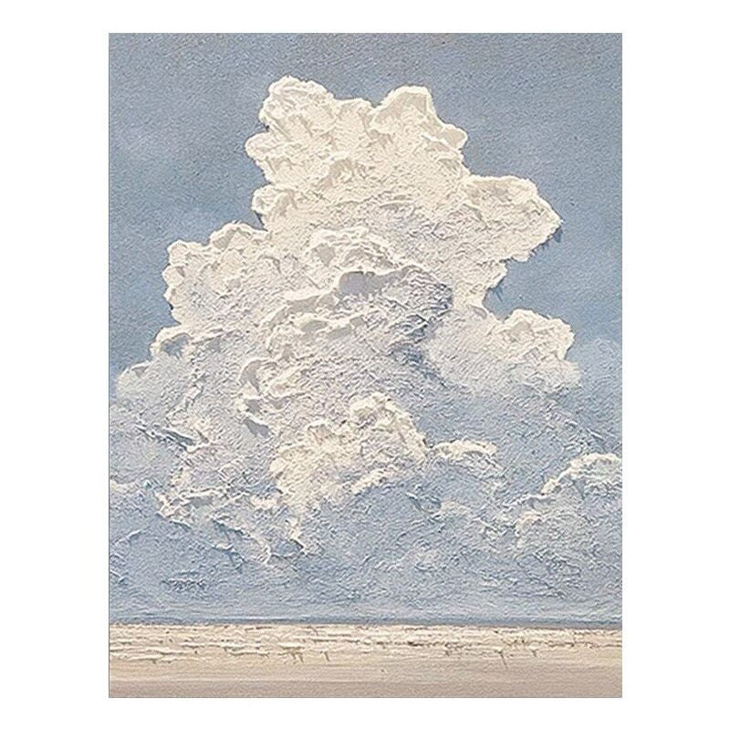 Textured Cloud Canvas Artwork Homeandso