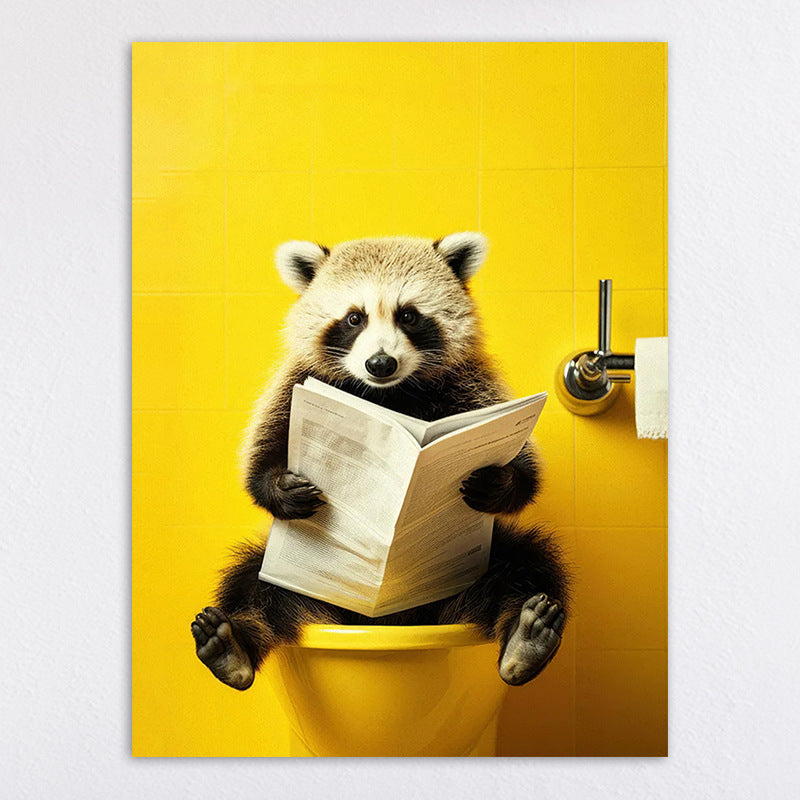 Whimsical Cat-Themed Wall Art Print Homeandso
