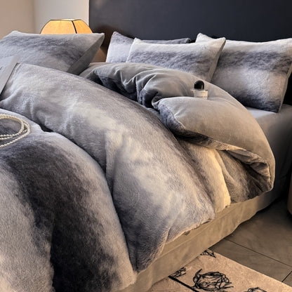 Luxurious Faux Fur Duvet Cover Set