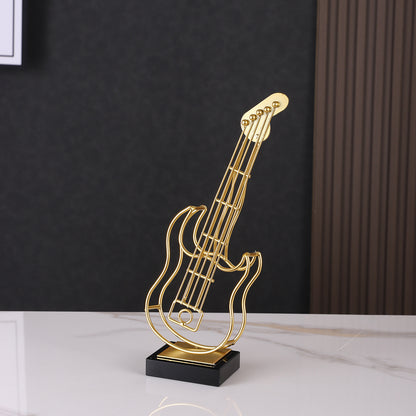 Musical Guitar Shaped Decorative Sculpture Homeandso