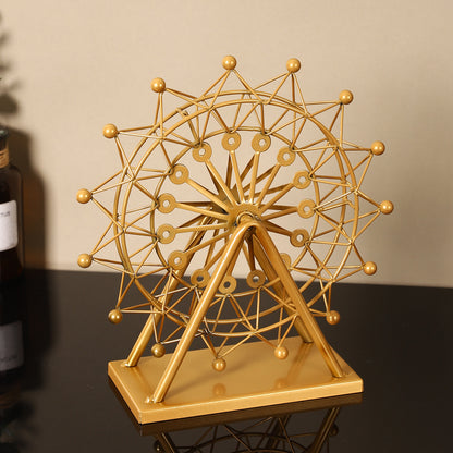 Decorative Nautical Wheel Sculpture Homeandso
