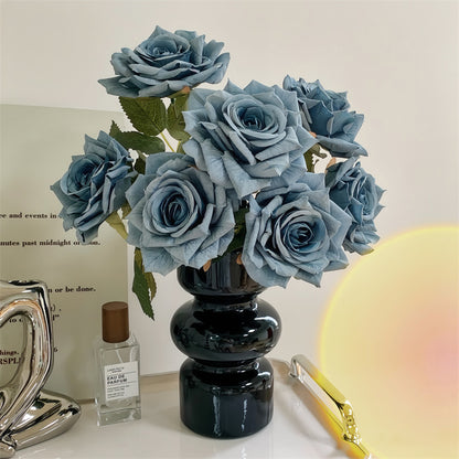 Luxurious Faux Green Rose Bouquet
