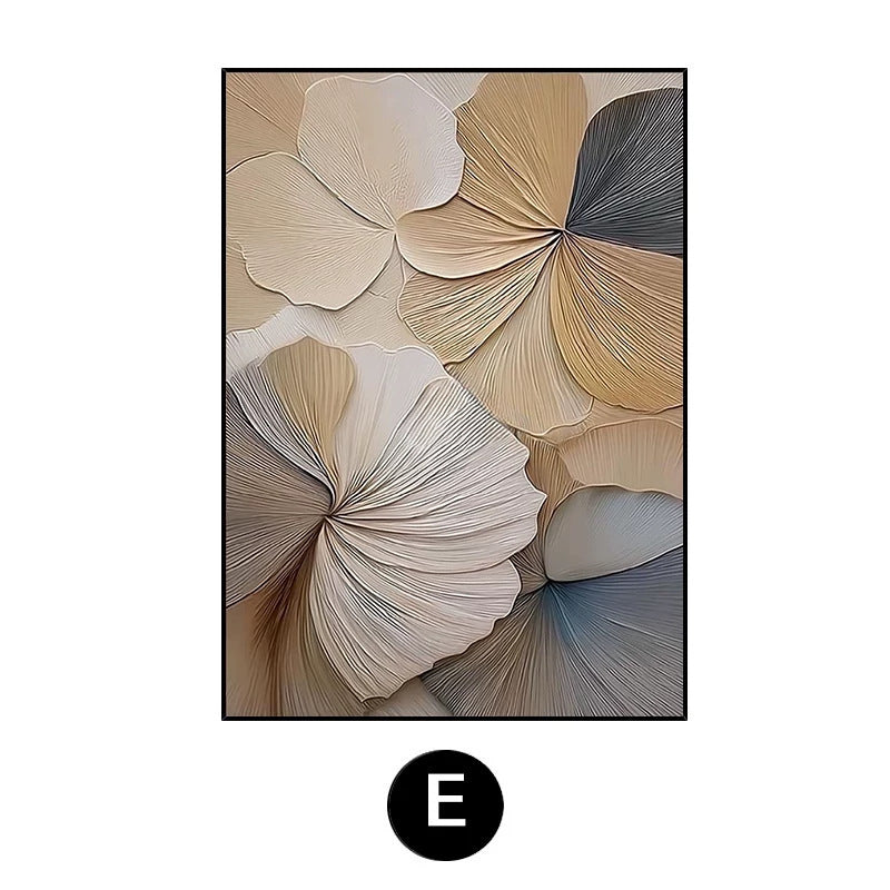 Floral Embossed Canvas Wall Art Homeandso