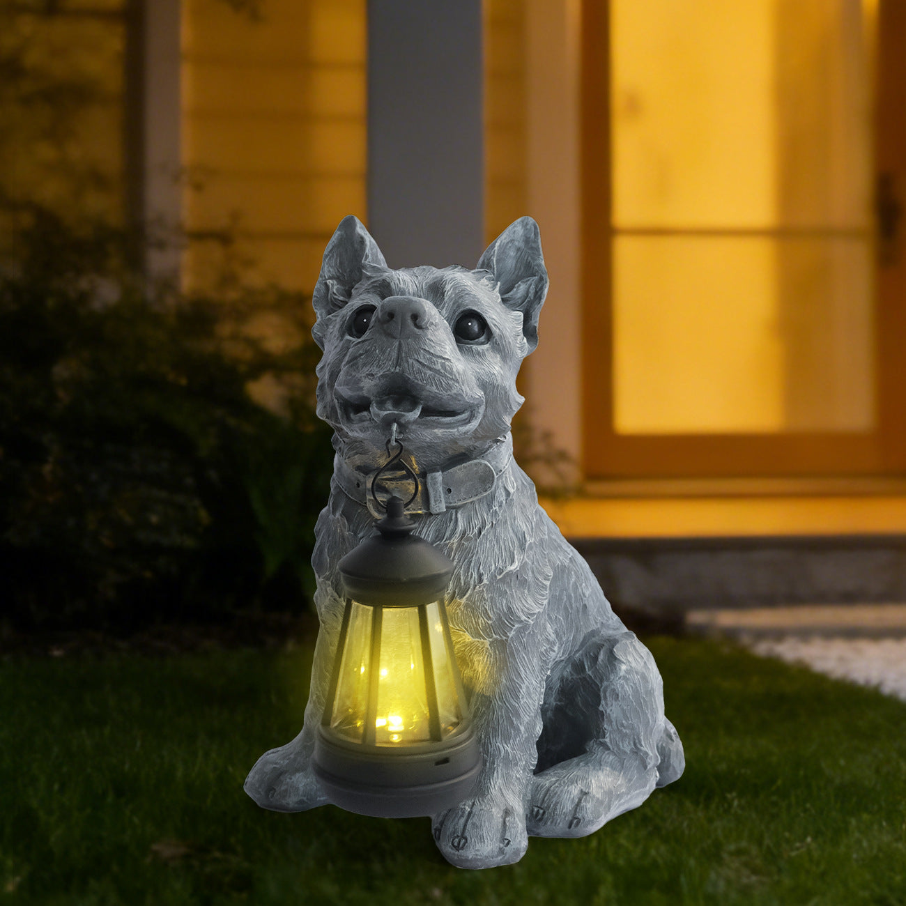 Decorative Dog Family Lantern Homeandso