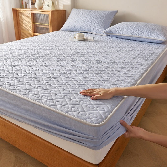 Decorative Quilted Mattress Protector Homeandso