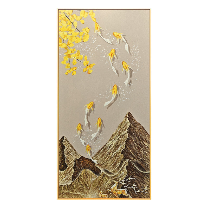 Decorative Koi Fish Canvas Wall Art Homeandso