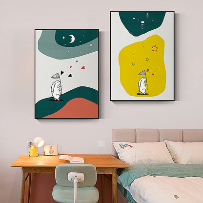 Abstract Giraffe Illustration Framed Art Homeandso