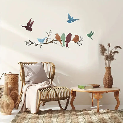 Decorative Bird Wall Sculpture Homeandso