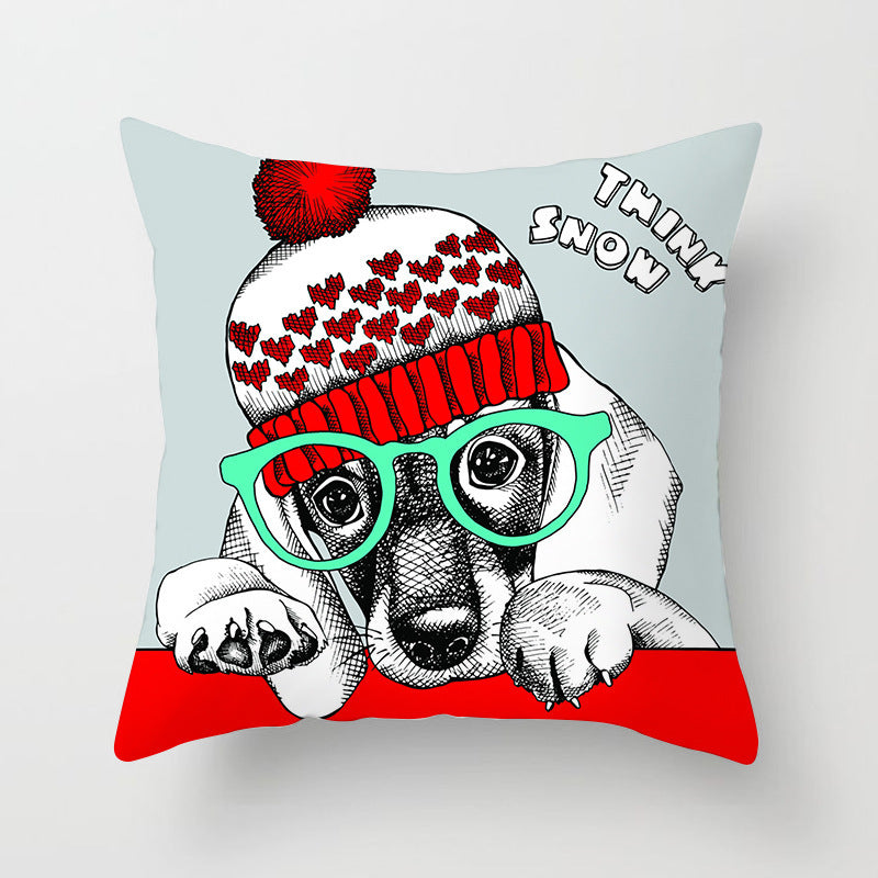 Festliches Weihnachtsmotiv Wurfkissen