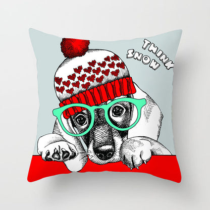 Festliches Weihnachtsmotiv Wurfkissen