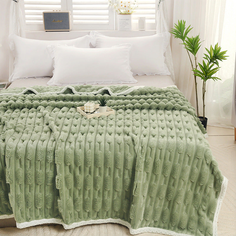 Luxurious Textured Throw Blanket