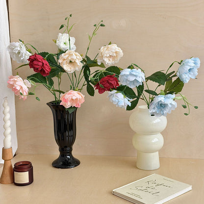 Lifelike Peony Flower Stem