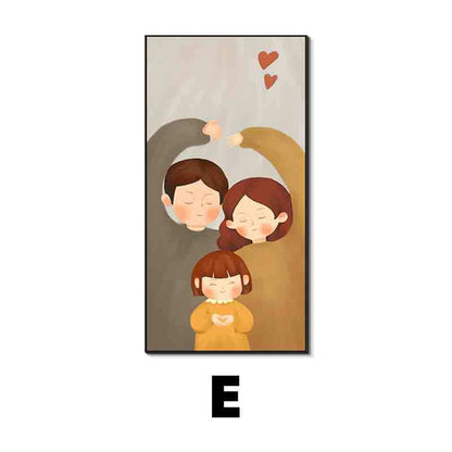 Framed Family Illustration Wall Art Homeandso