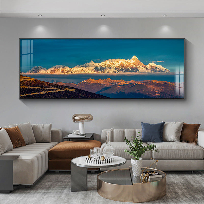 Framed Mountain Landscape Artwork Homeandso