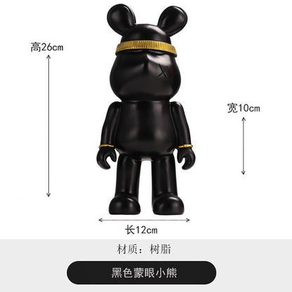 Stylish Bear Figurine Homeandso