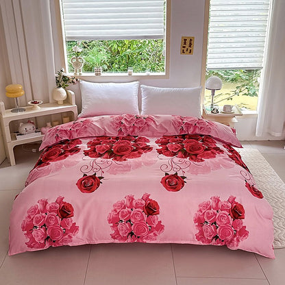 Luxury Floral Print Bedding Set