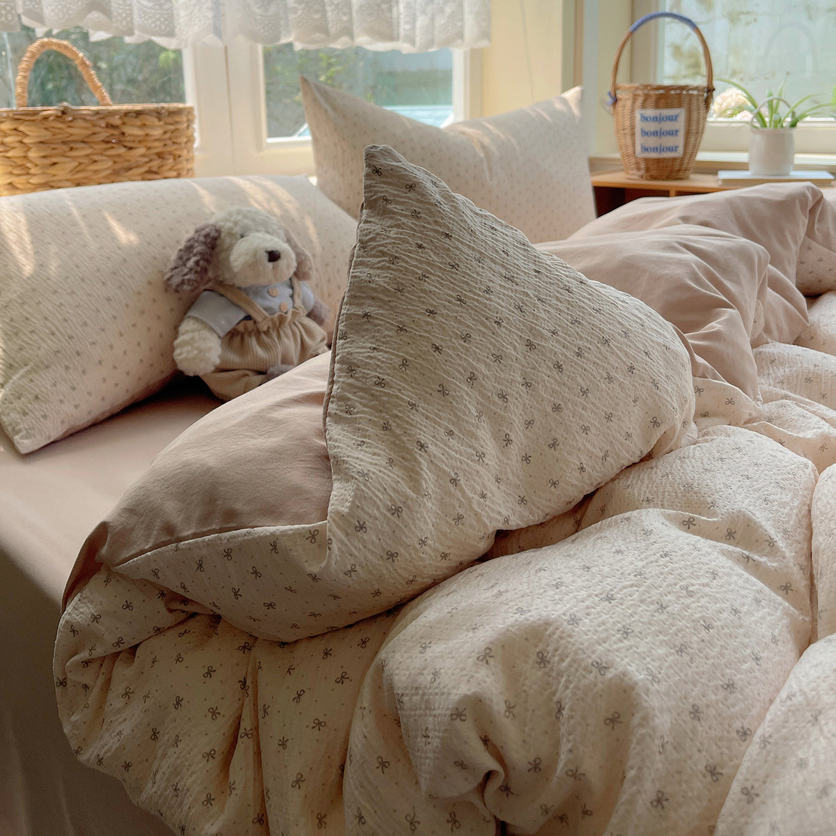 Soft Textured Duvet Cover Set