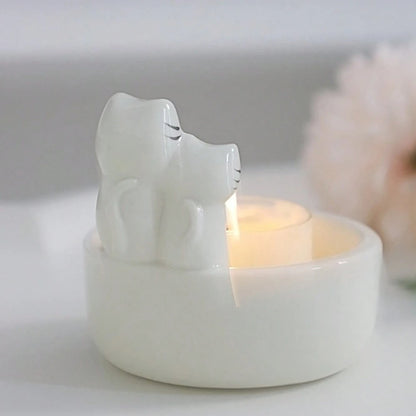 Decorative Ceramic Cat Planter Homeandso