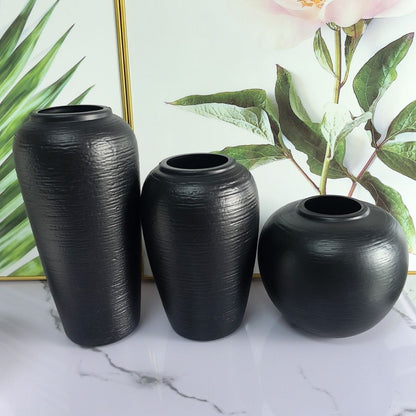 Elegant Textured Ceramic Vase