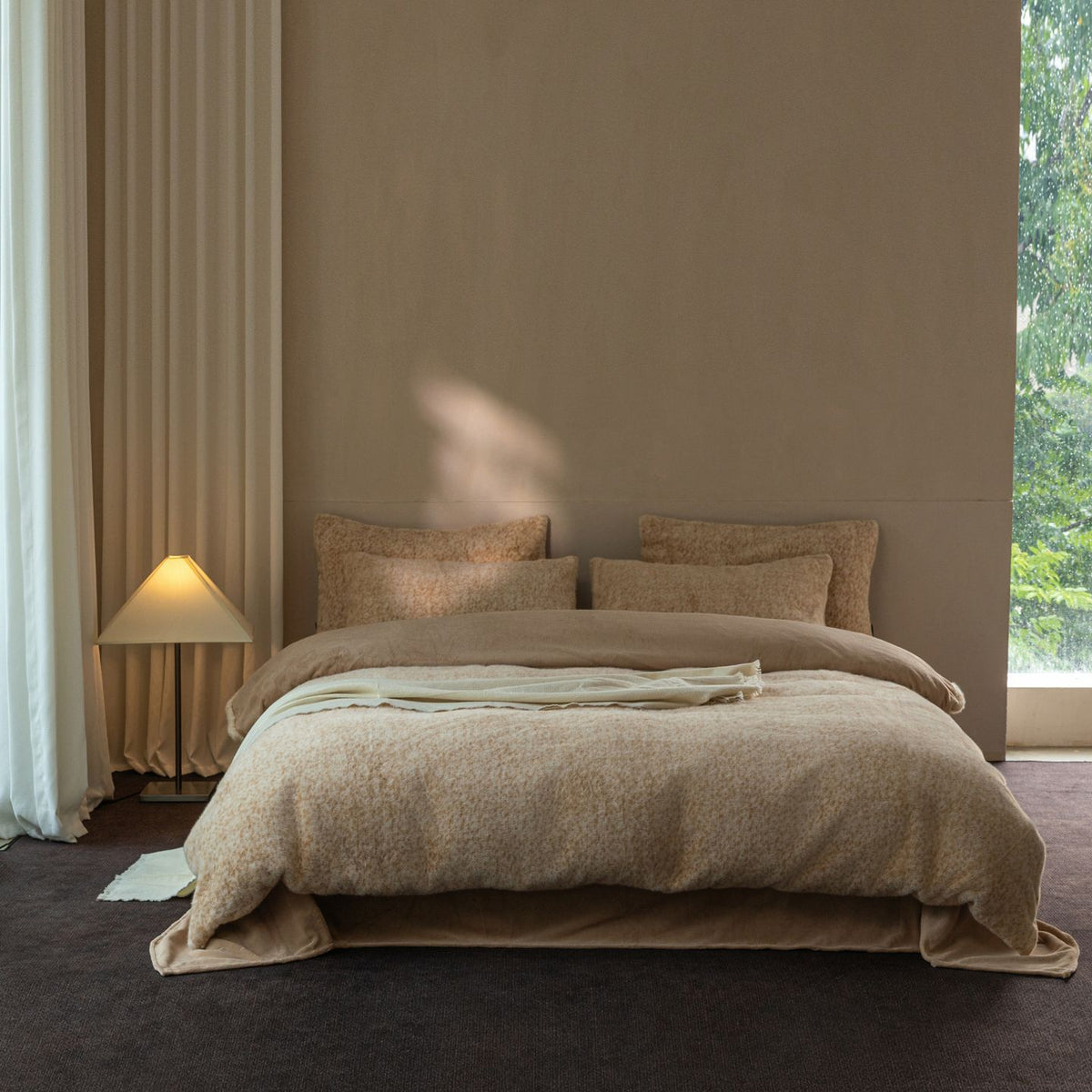 Decorative Premium Linen Bedding Set Homeandso