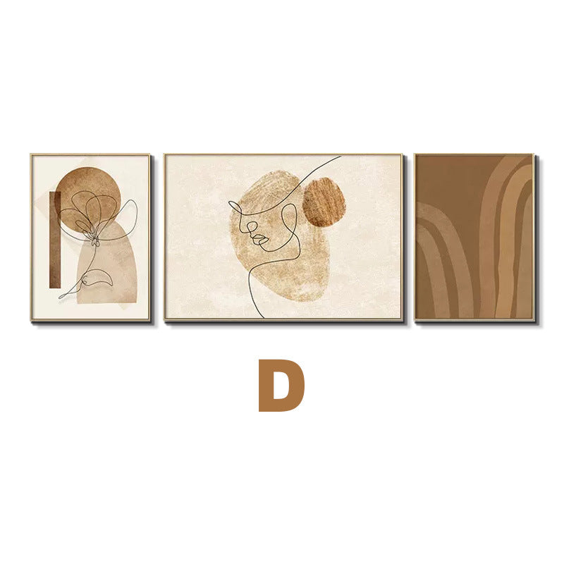 Abstract Line Art Trio Set Homeandso