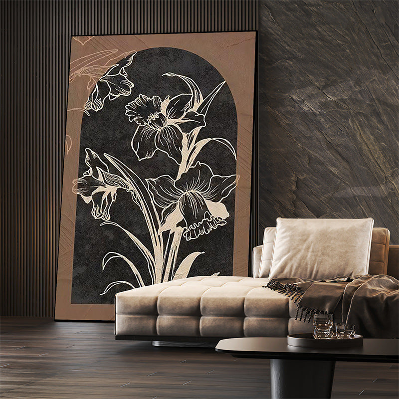 Framed Floral Patterned Wall Art Homeandso