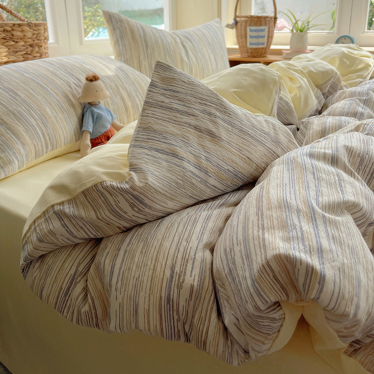 Soft Textured Duvet Cover Set