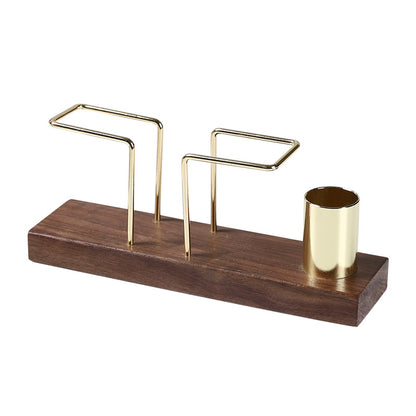 Modern Minimalist Wooden Paper Holder Homeandso