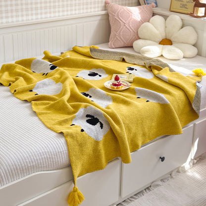 Home Decor Cozy Throw Blanket for Bedroom Comfort