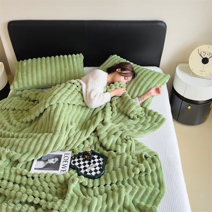 Plush Textured Fleece Blanket