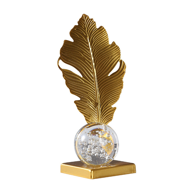 Decorative Ginkgo Leaf Sculpture Homeandso