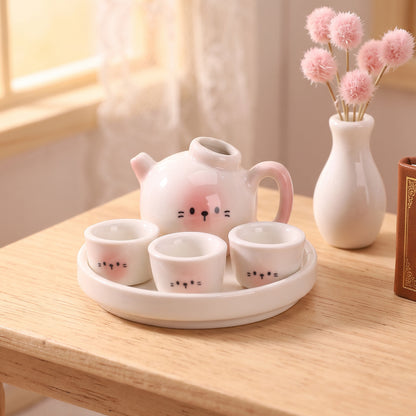 Cute Animal-Themed Tea Set Homeandso