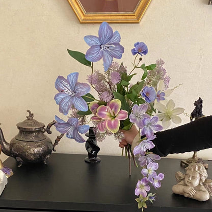 Delightful Vibrant Faux Floral Bouquet