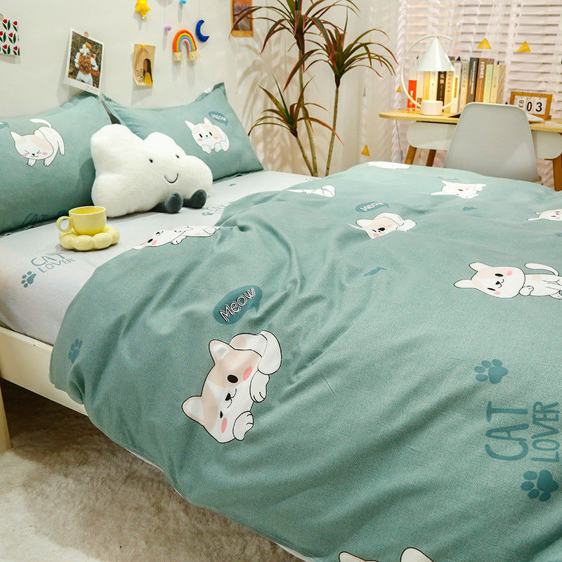 Fun Cartoon-Themed Duvet Cover Set Homeandso