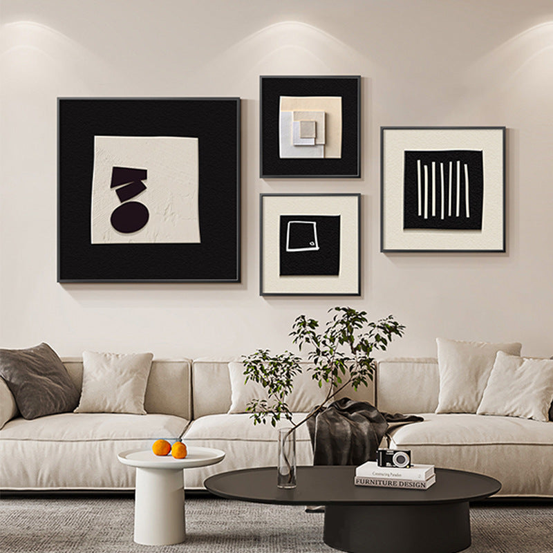 Abstract Art Gallery Framed Print Set Homeandso