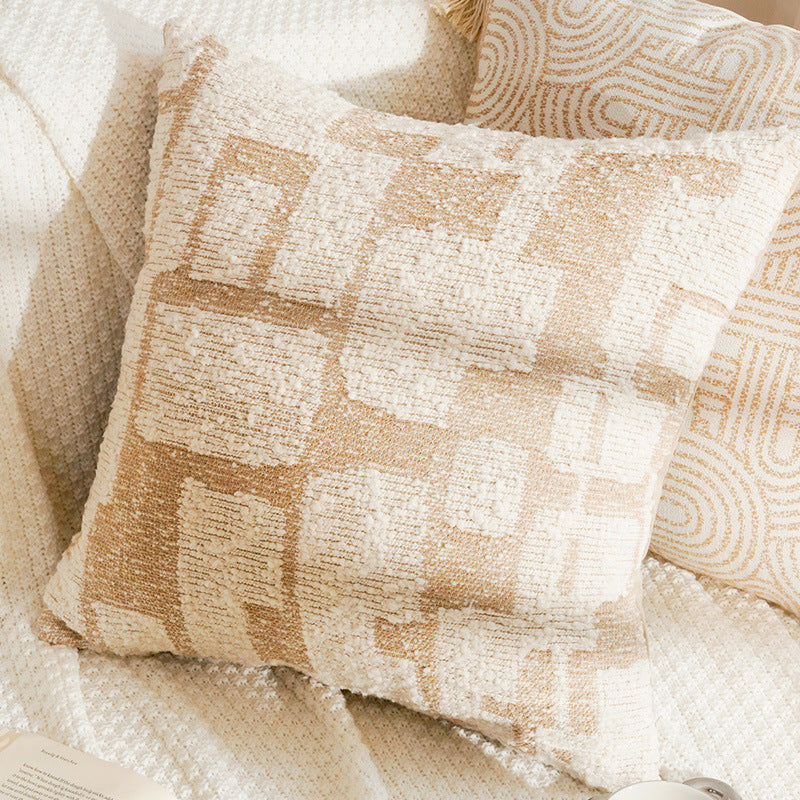 Abstract Textured Lumbar Pillow