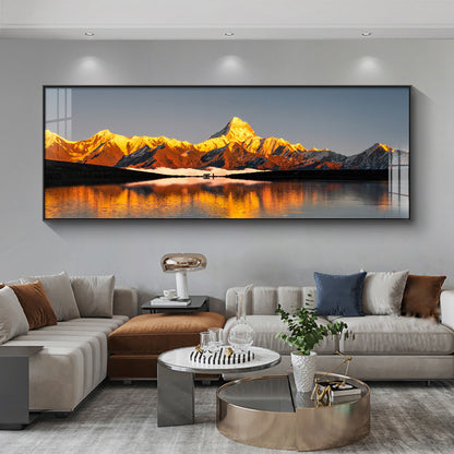 Framed Mountain Landscape Artwork Homeandso