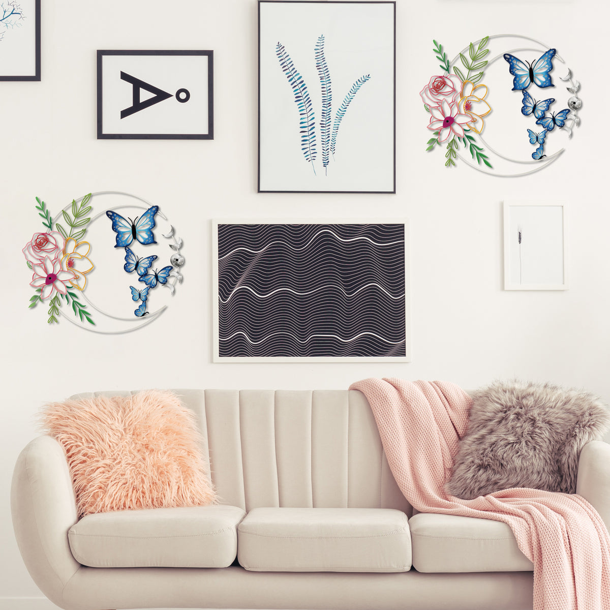 Decorative Butterfly Wall Hanging Homeandso
