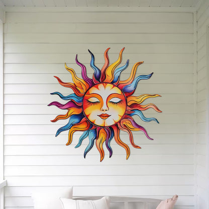 Vibrant Sun Wall Art Homeandso