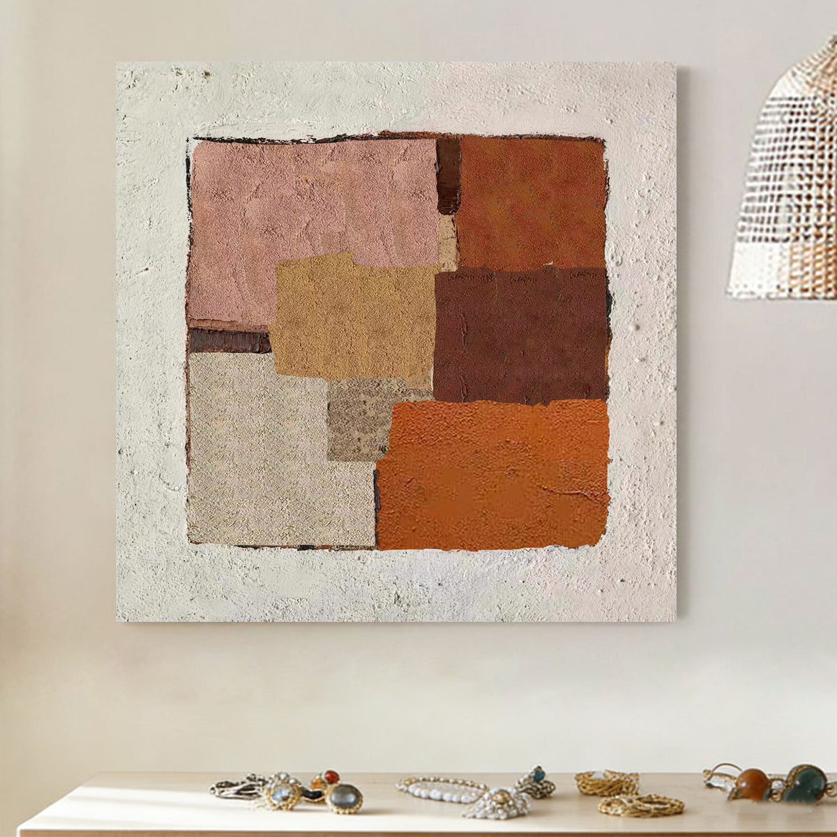 Abstract Textured Canvas Artwork Homeandso 1789034953