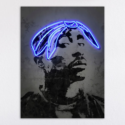 Neon Illumination Street Art Print Homeandso