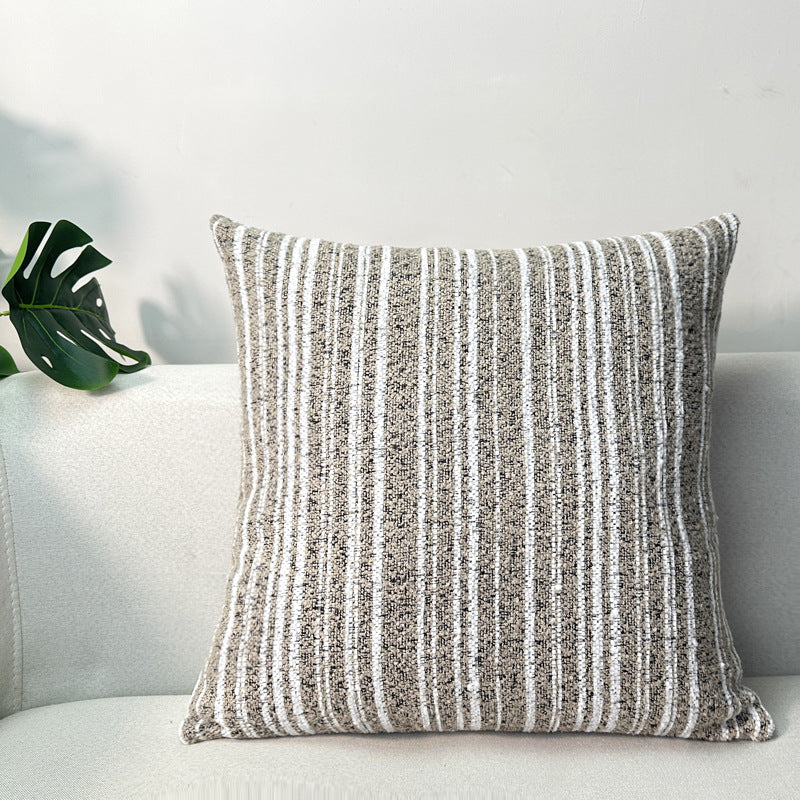 Textured Striped Accent Pillow