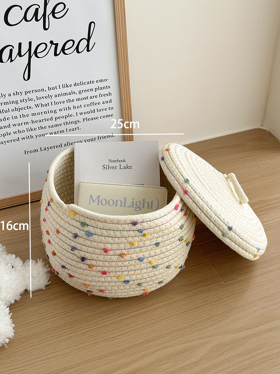 Handmade Cotton Storage Basket