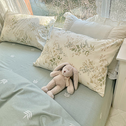 Decorative Floral Print Bedding Set Homeandso