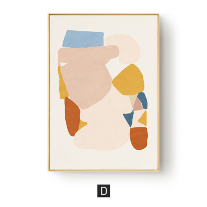 Floral Abstract Canvas Art Print Homeandso