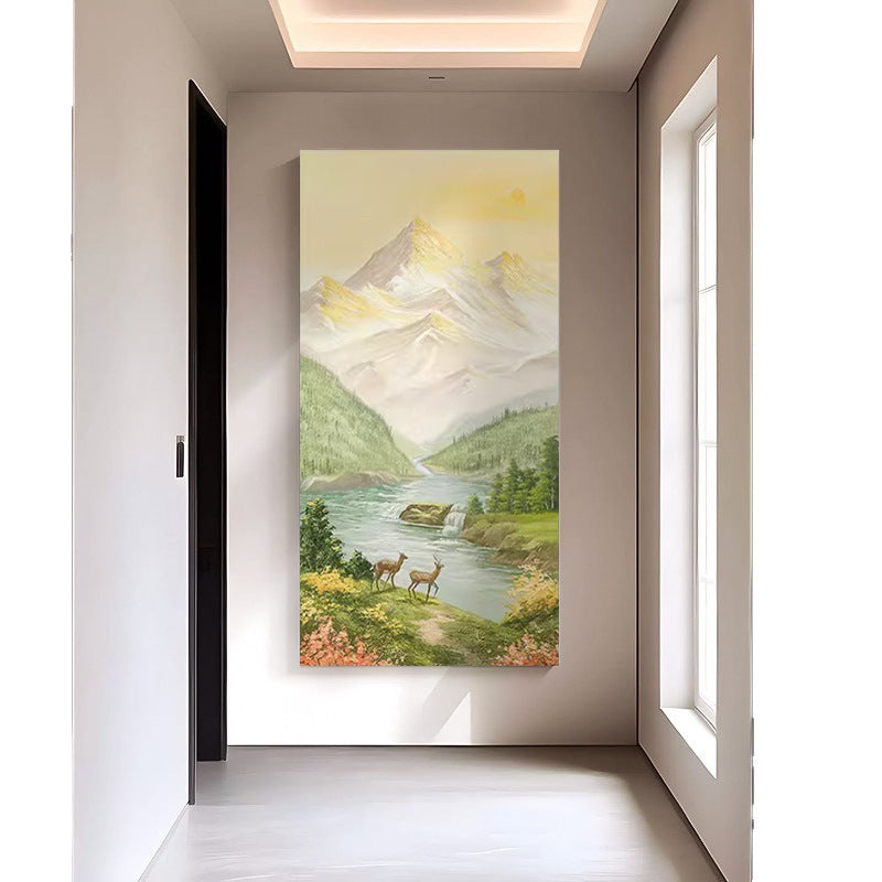 Majestic Mountain Landscape Canvas Artwork Homeandso