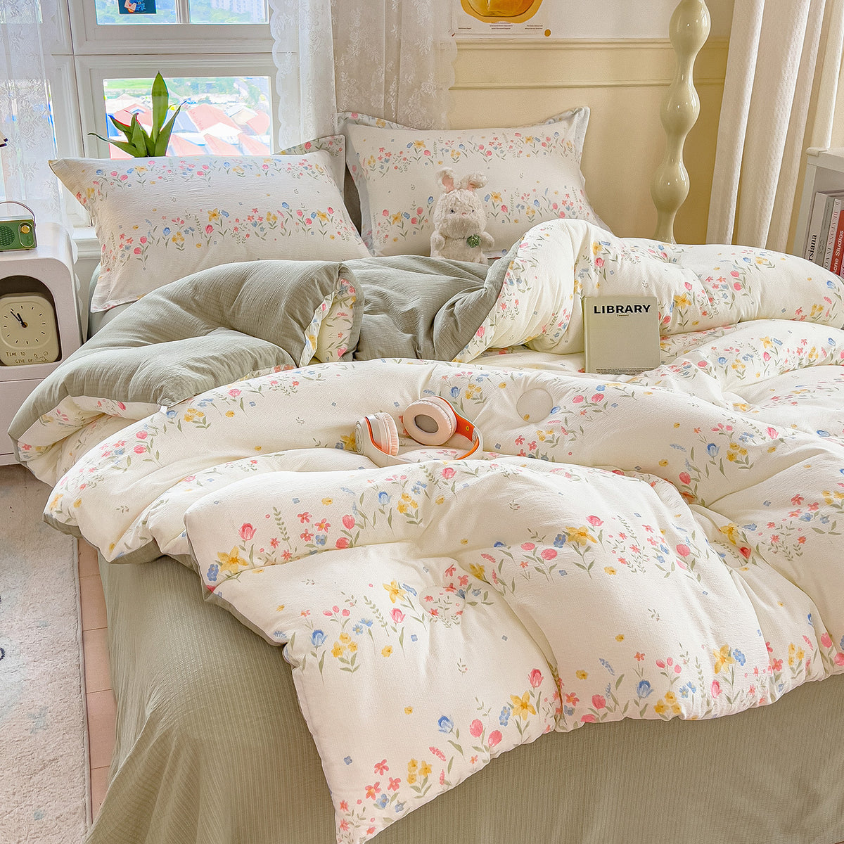 Heart Patterned Quilt Set Homeandso