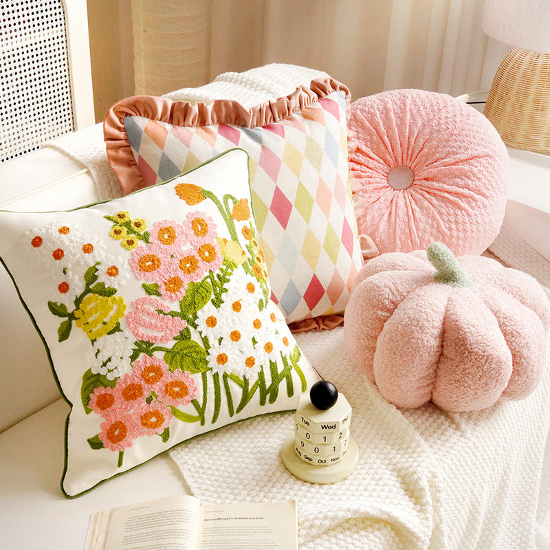 Decorative Frill Accent Pillow