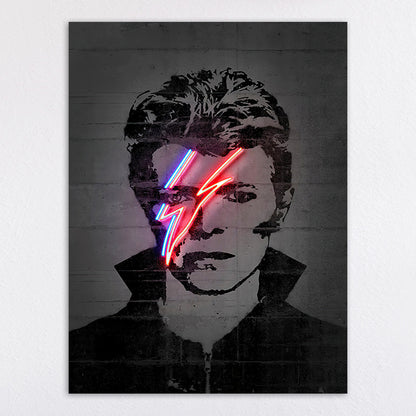 Neon Illumination Street Art Print Homeandso